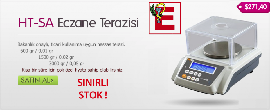 Dikomsan HT-SA 600 Onaylı Eczane / Kuyumcu Terazisi