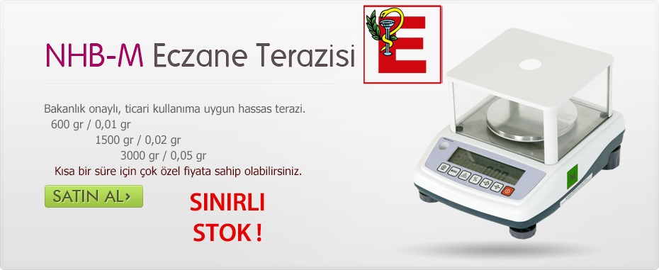 Seles NHB-M 600 Onaylı Eczane / Kuyumcu Terazisi 